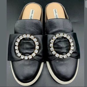 Karl Lagerfeld ELLE CIRCLE SLIDE SNEAKERS Sz 8